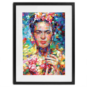 Frida Framed Art Print Frida Framed Art Print wall art product Leon Devenice