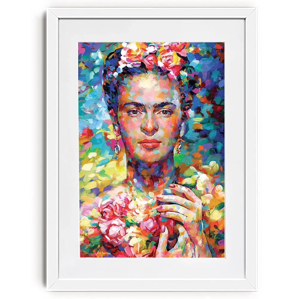 Frida Framed Art Print Frida Framed Art Print wall art product Leon Devenice