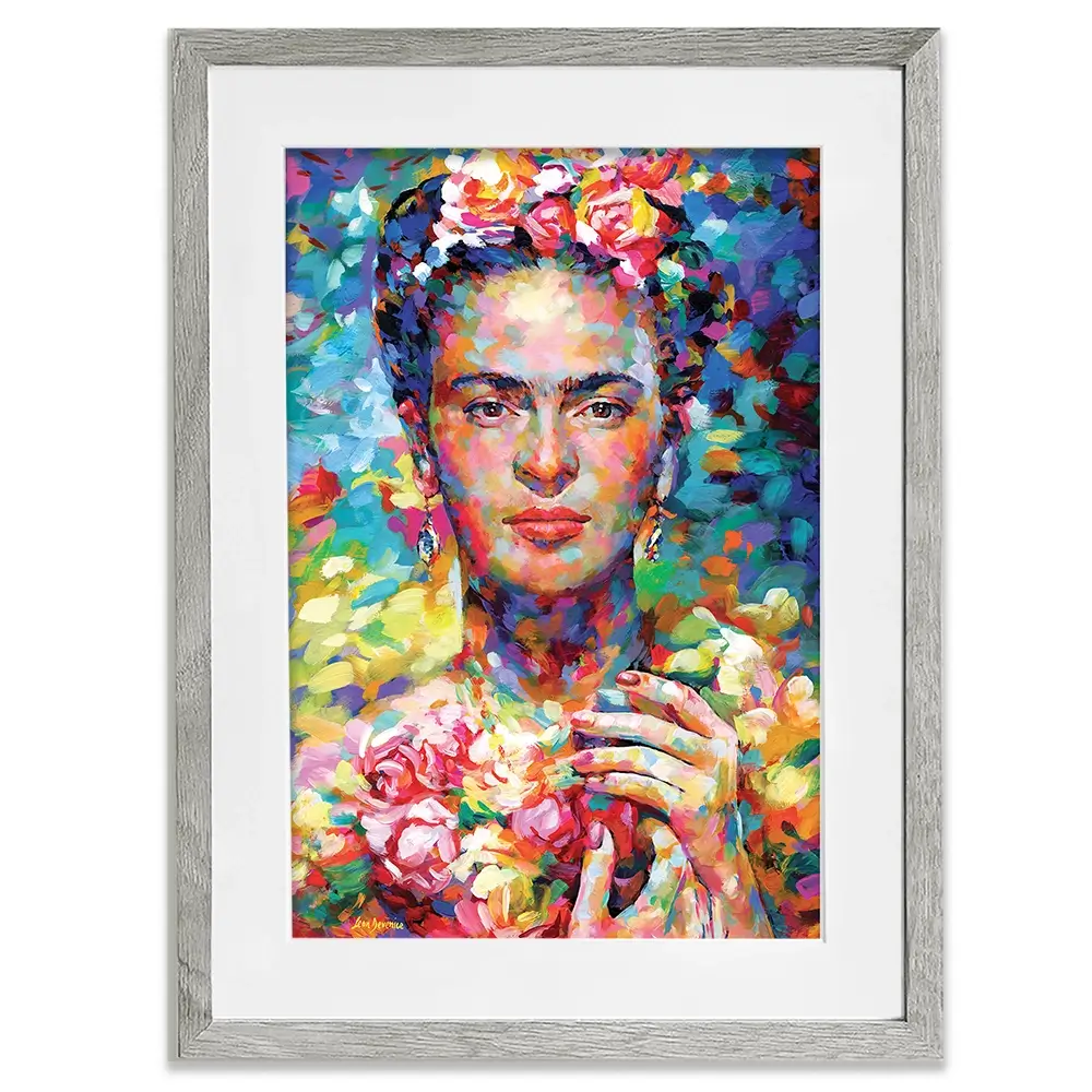 Frida Framed Art Print Frida Framed Art Print wall art product Leon Devenice