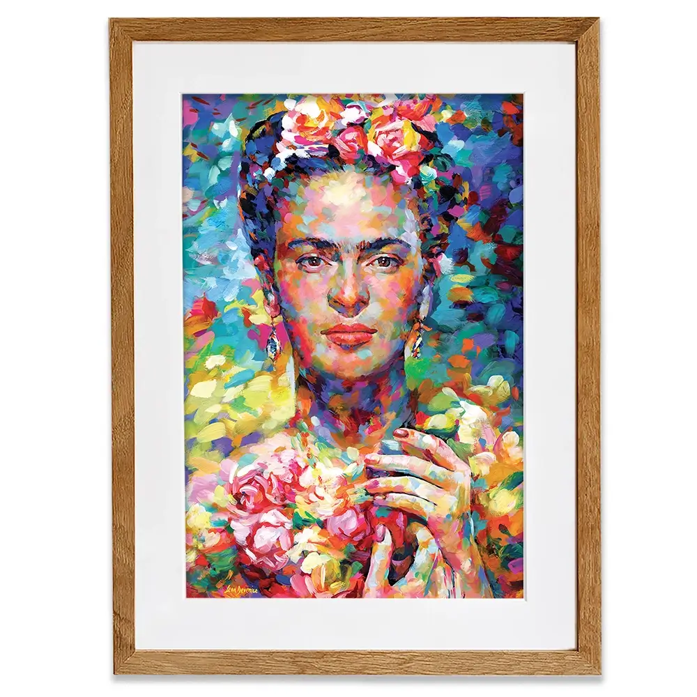 Frida Framed Art Print Frida Framed Art Print wall art product Leon Devenice