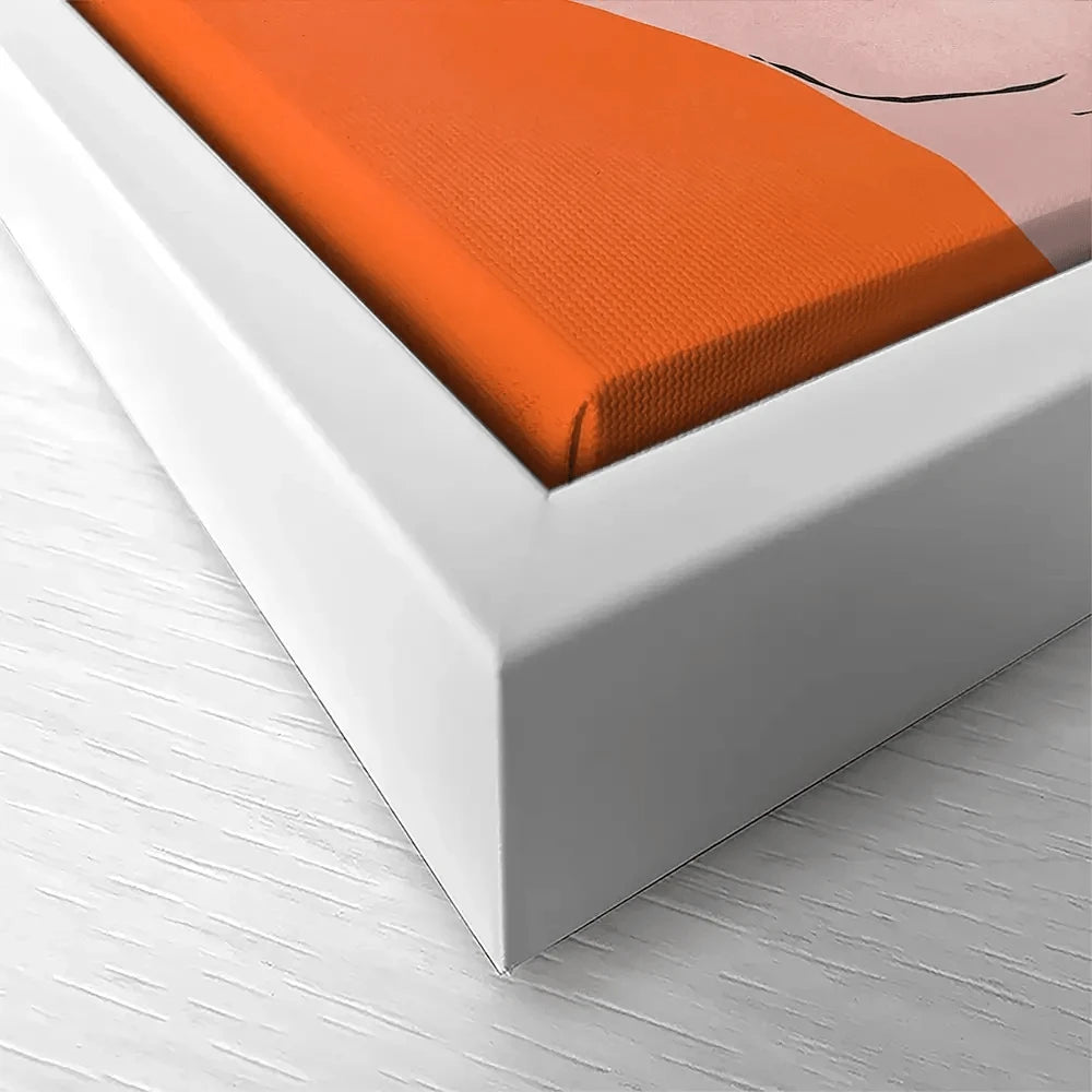 Fridas Hands Orange Canvas Print Fridas Hands Orange Canvas Print wall art product Treechild