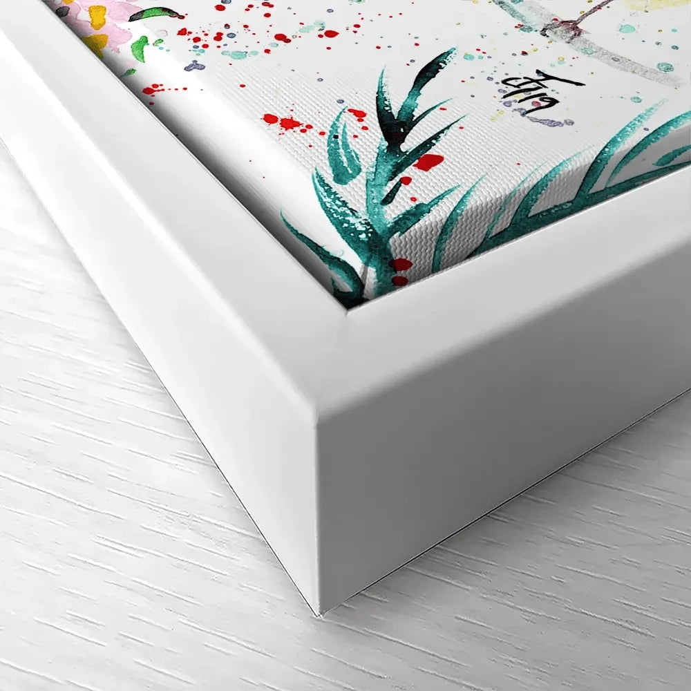 Friendly Birds Canvas Print Friendly Birds Canvas Print wall art product Jamie Taylor