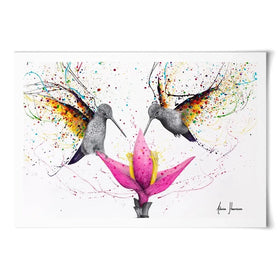 Friendship Hummingbirds Art Print Friendship Hummingbirds Art Print wall art product Ashvin Harrison