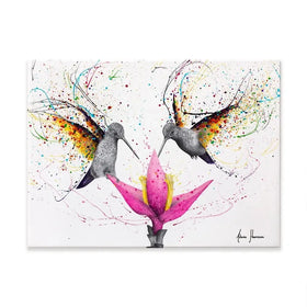 Friendship Hummingbirds Canvas Print Friendship Hummingbirds Canvas Print wall art product Ashvin Harrison