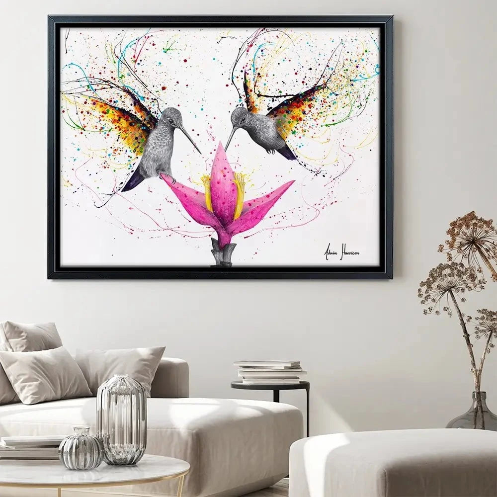 Friendship Hummingbirds Canvas Print Friendship Hummingbirds Canvas Print wall art product Ashvin Harrison