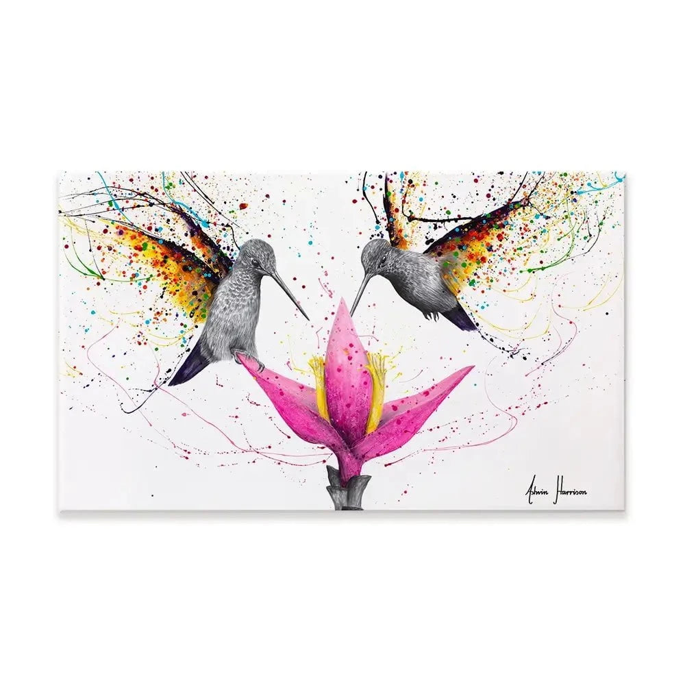 Friendship Hummingbirds Canvas Print Friendship Hummingbirds Canvas Print wall art product Ashvin Harrison