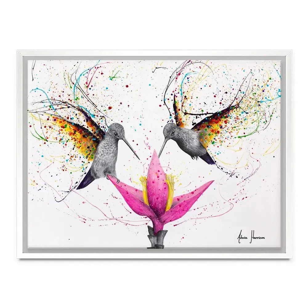 Friendship Hummingbirds Canvas Print Friendship Hummingbirds Canvas Print wall art product Ashvin Harrison