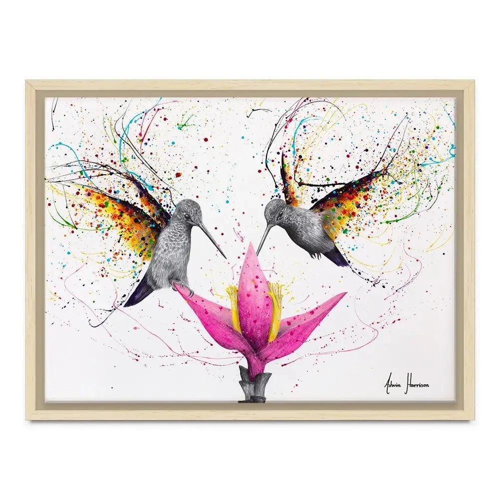 Friendship Hummingbirds Canvas Print Friendship Hummingbirds Canvas Print wall art product Ashvin Harrison