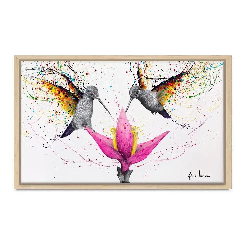 Friendship Hummingbirds Canvas Print Friendship Hummingbirds Canvas Print wall art product Ashvin Harrison