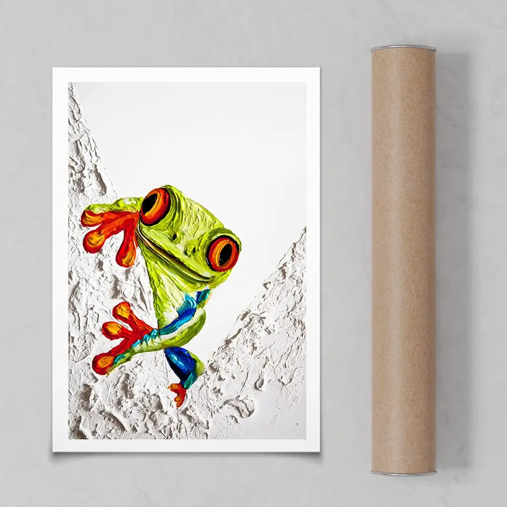 Froggy Art Print Froggy Art Print wall art product Osnat Tzadok