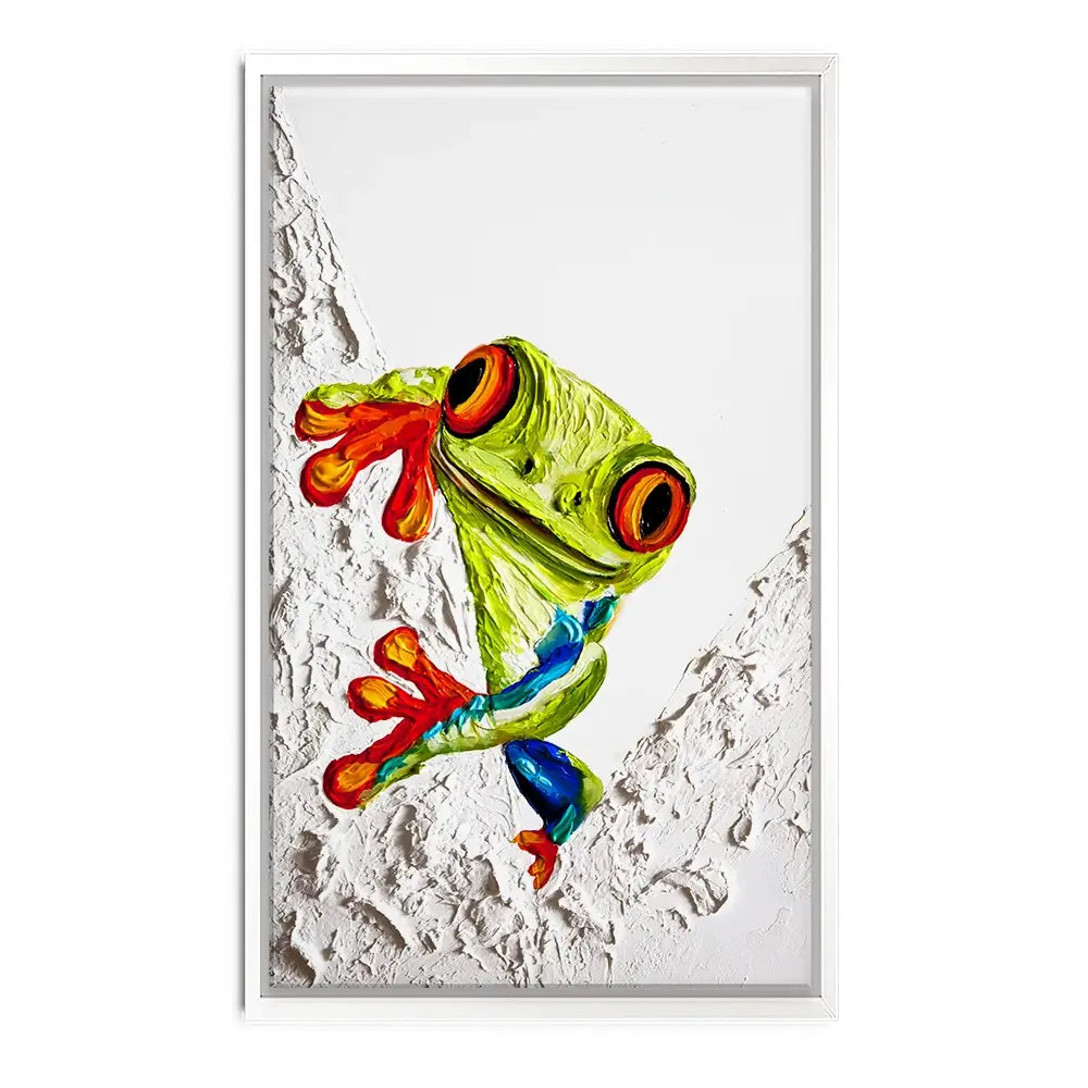Froggy Canvas Print Froggy Canvas Print wall art product Osnat Tzadok