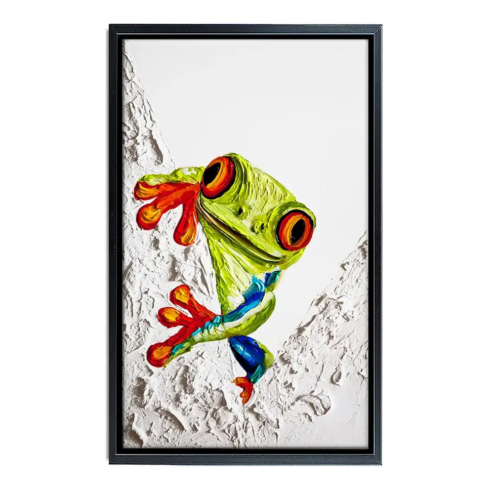 Froggy Canvas Print Froggy Canvas Print wall art product Osnat Tzadok