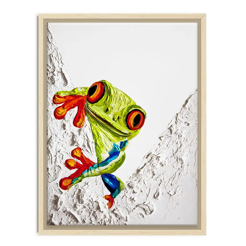 Froggy Canvas Print Froggy Canvas Print wall art product Osnat Tzadok
