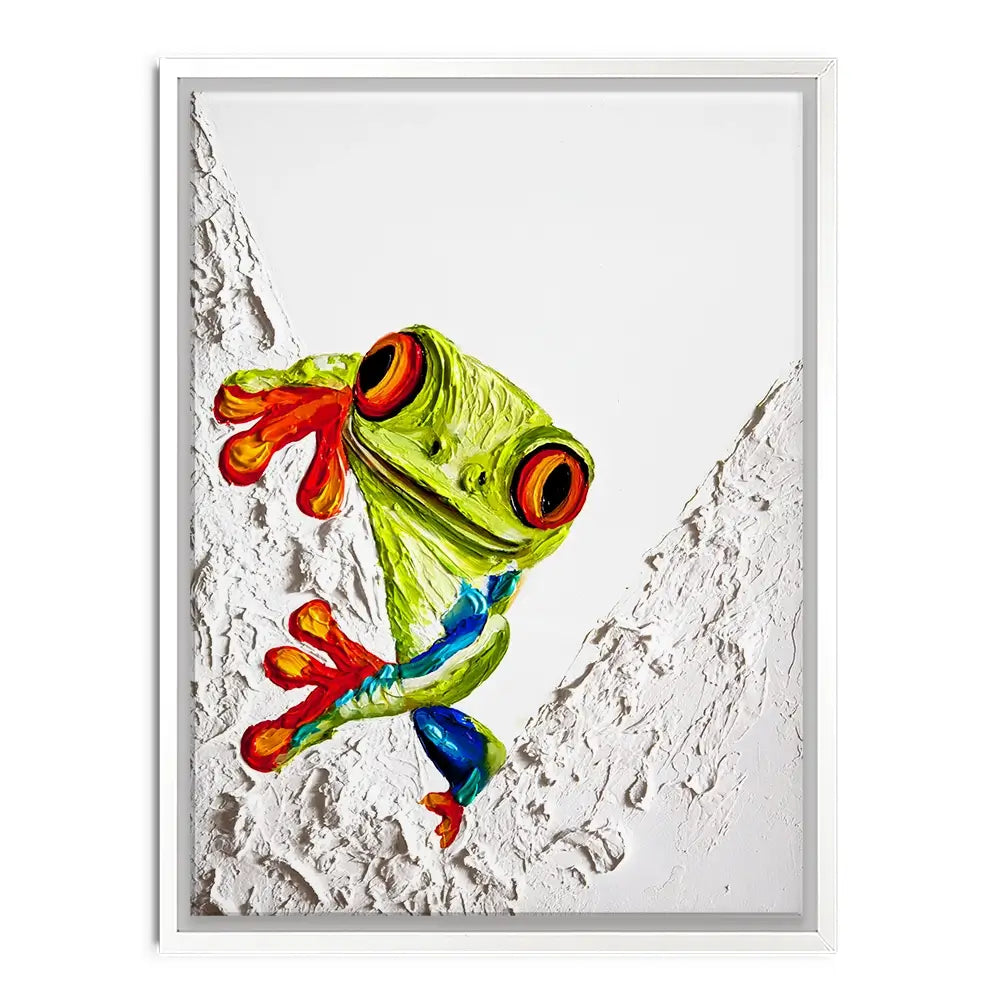 Froggy Canvas Print Froggy Canvas Print wall art product Osnat Tzadok