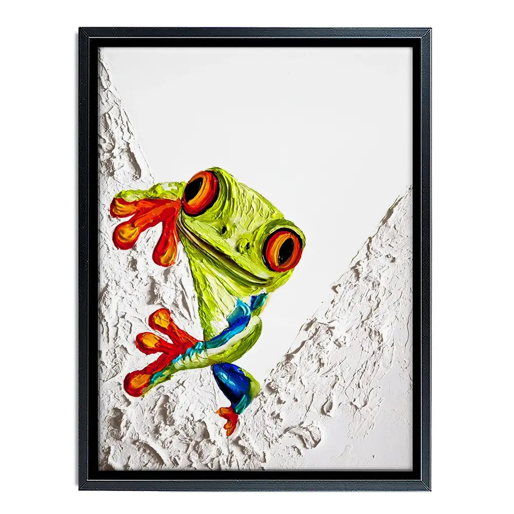Froggy Canvas Print Froggy Canvas Print wall art product Osnat Tzadok