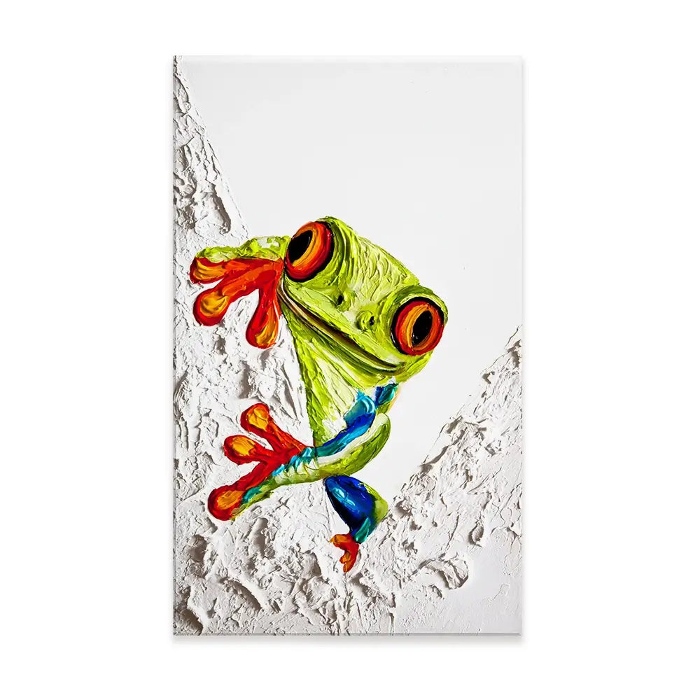 Froggy Canvas Print Froggy Canvas Print wall art product Osnat Tzadok