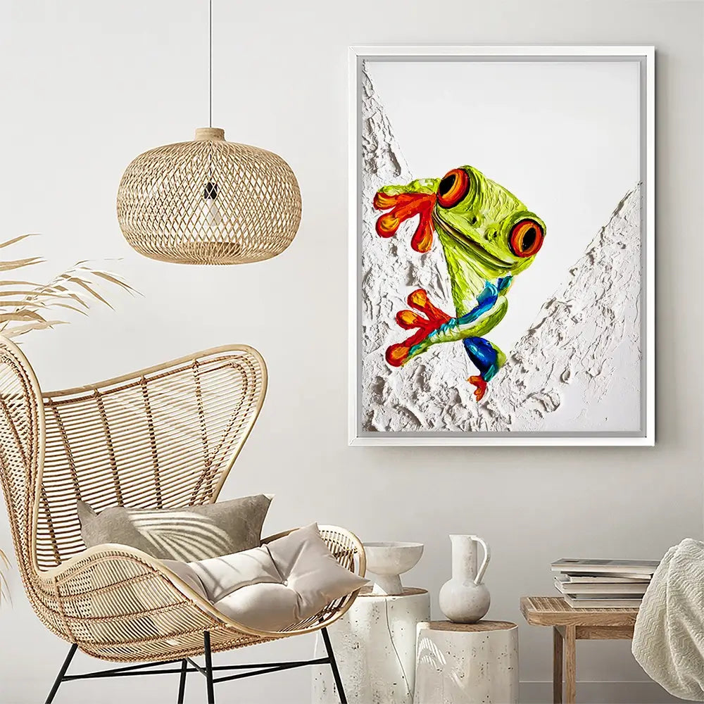 Froggy Canvas Print Froggy Canvas Print wall art product Osnat Tzadok