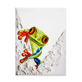 Froggy Canvas Print Froggy Canvas Print wall art product Osnat Tzadok