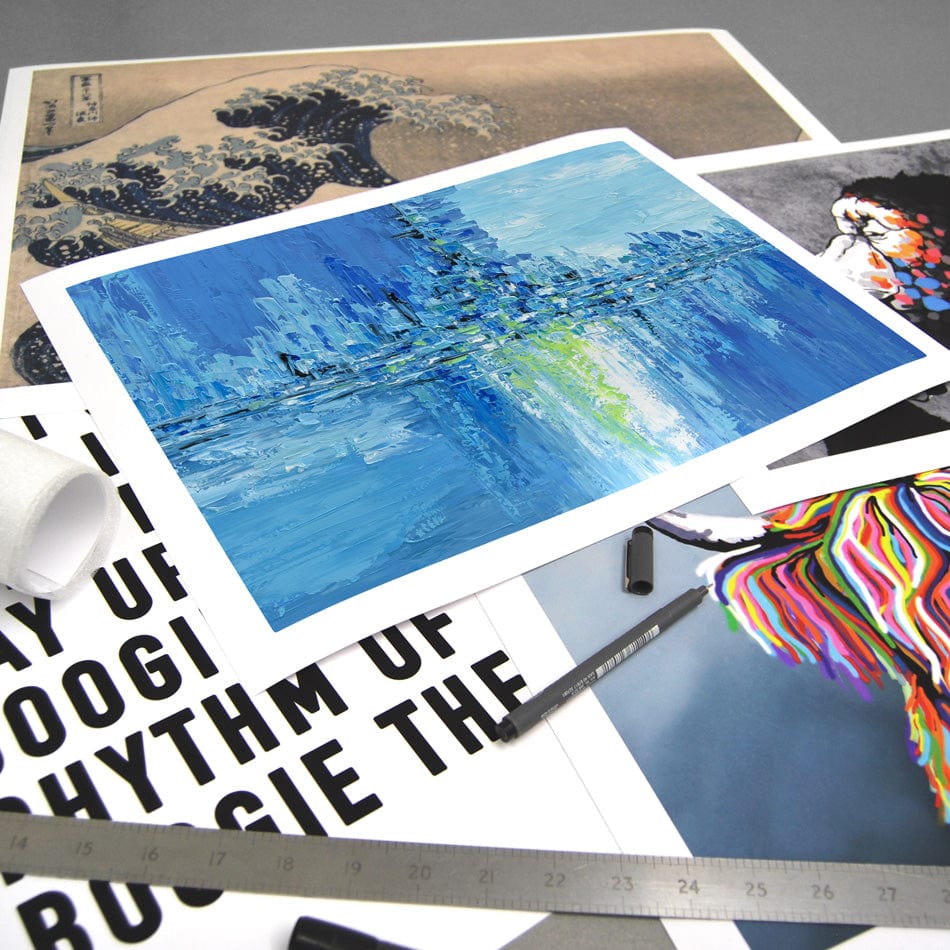 Frozen City Art Print wall art product Olga Tkachyk