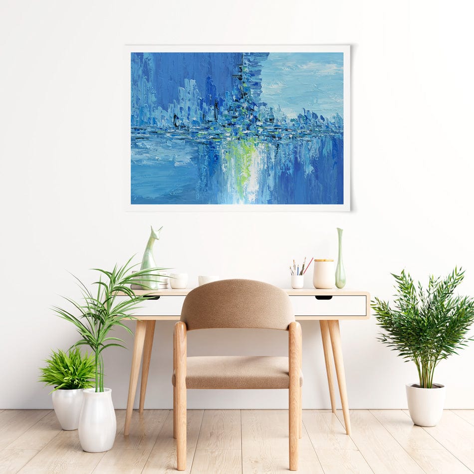 Frozen City Art Print wall art product Olga Tkachyk