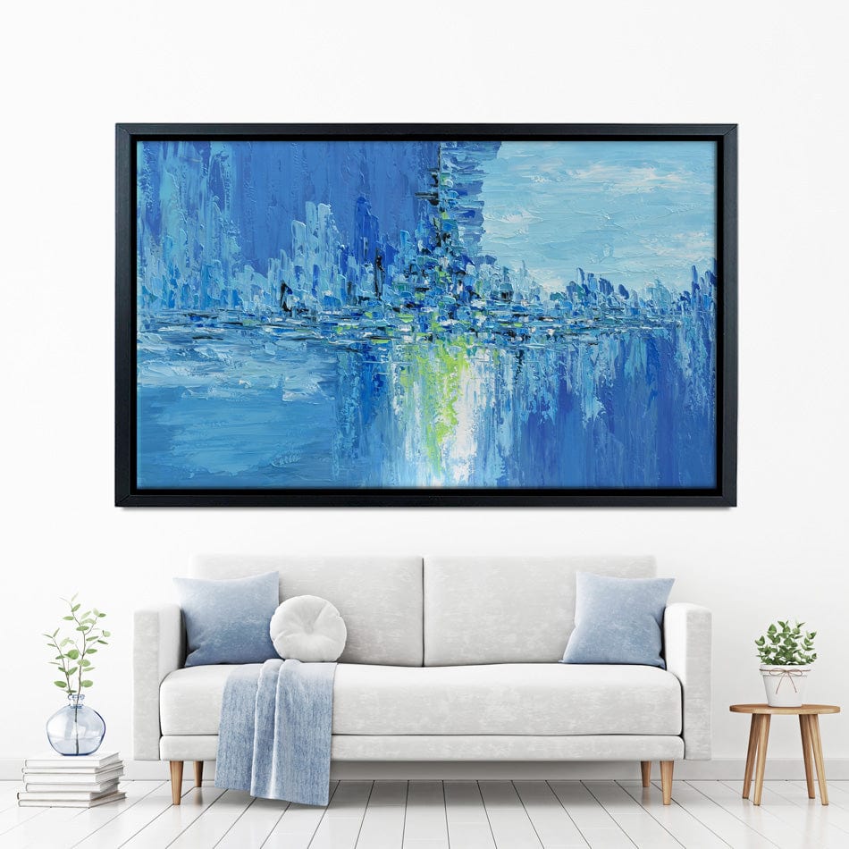 Frozen City Canvas Print wall art product Olga Tkachyk