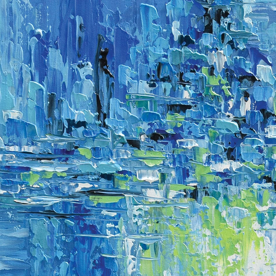 Frozen City Framed Art Print wall art product Olga Tkachyk