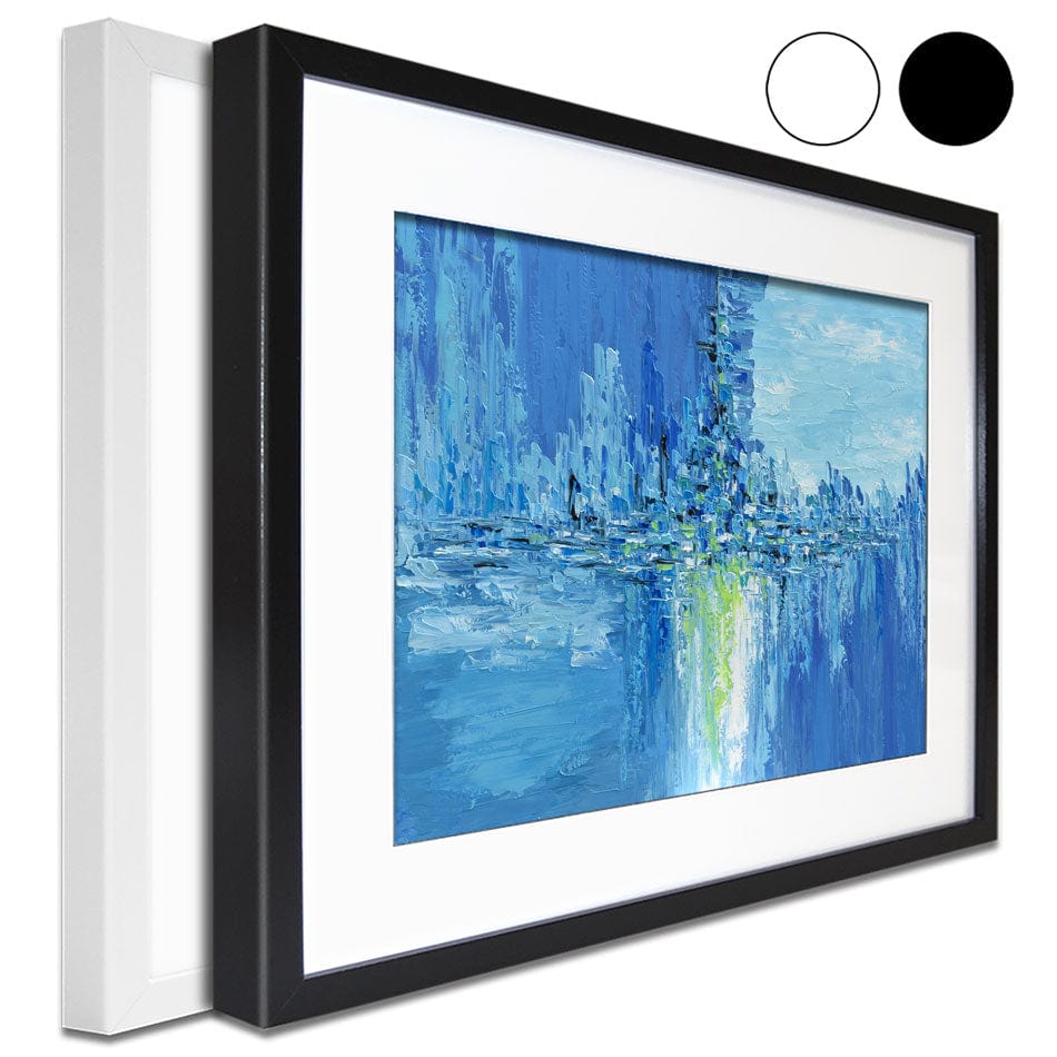 Frozen City Framed Art Print wall art product Olga Tkachyk