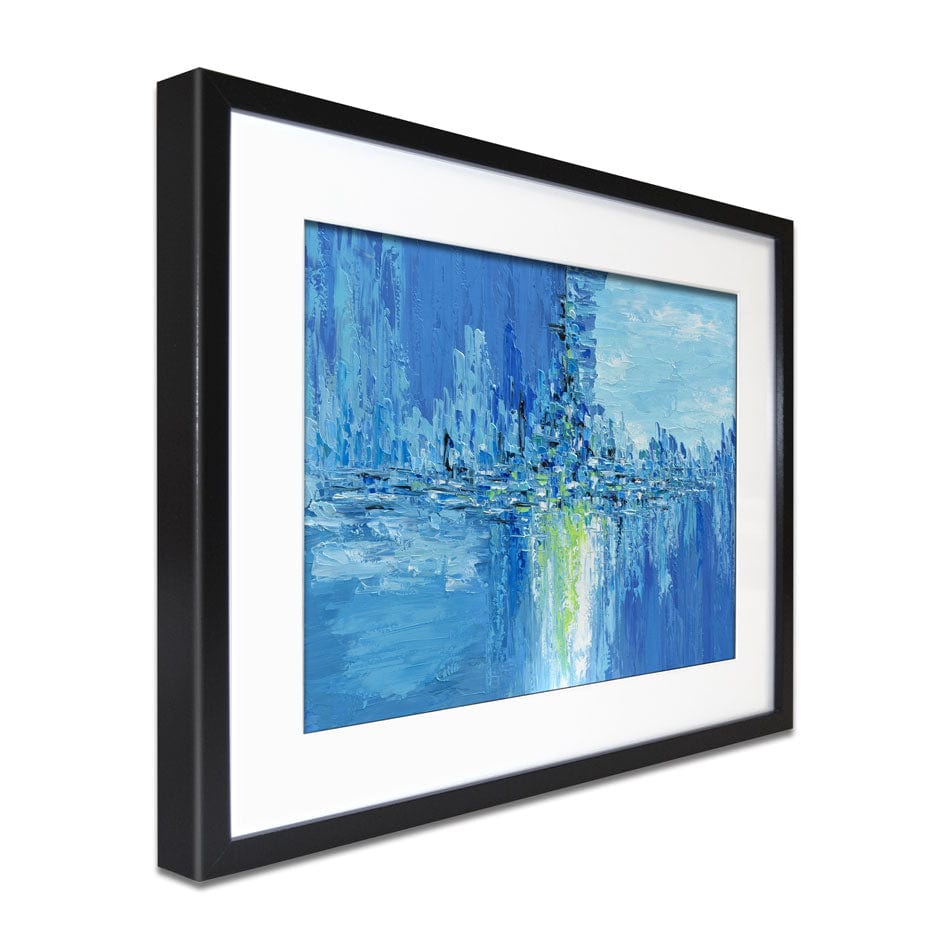 Frozen City Framed Art Print wall art product Olga Tkachyk