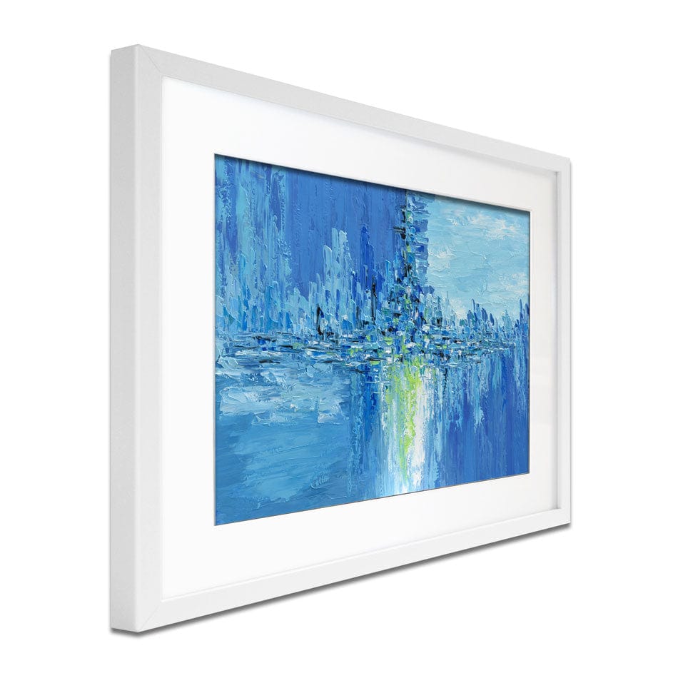 Frozen City Framed Art Print wall art product Olga Tkachyk