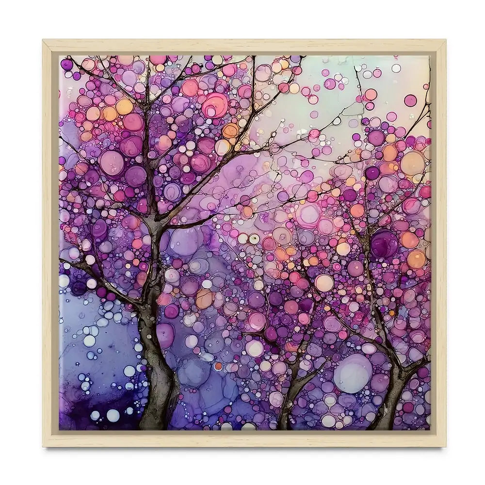 Fuchia Bloom Square Canvas Print Fuchia Bloom Square Canvas Print wall art product David Alexander Elder
