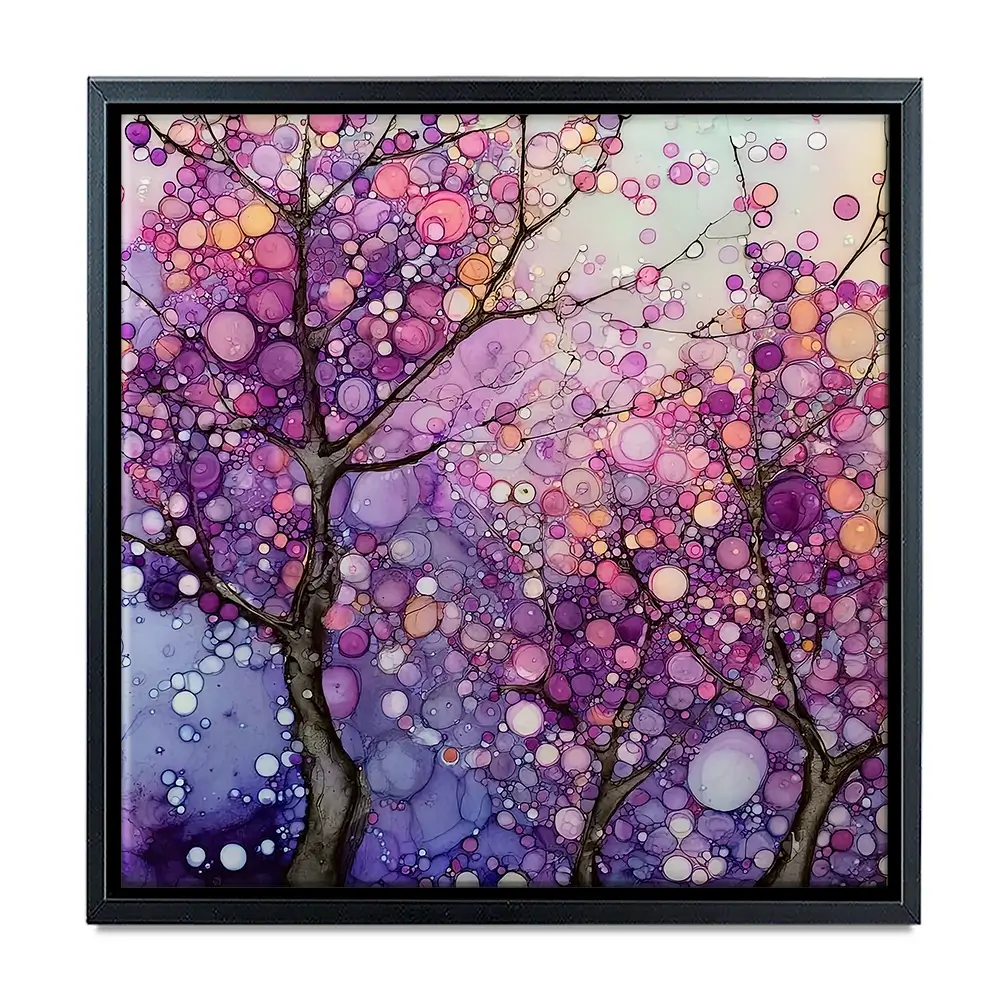 Fuchia Bloom Square Canvas Print Fuchia Bloom Square Canvas Print wall art product David Alexander Elder