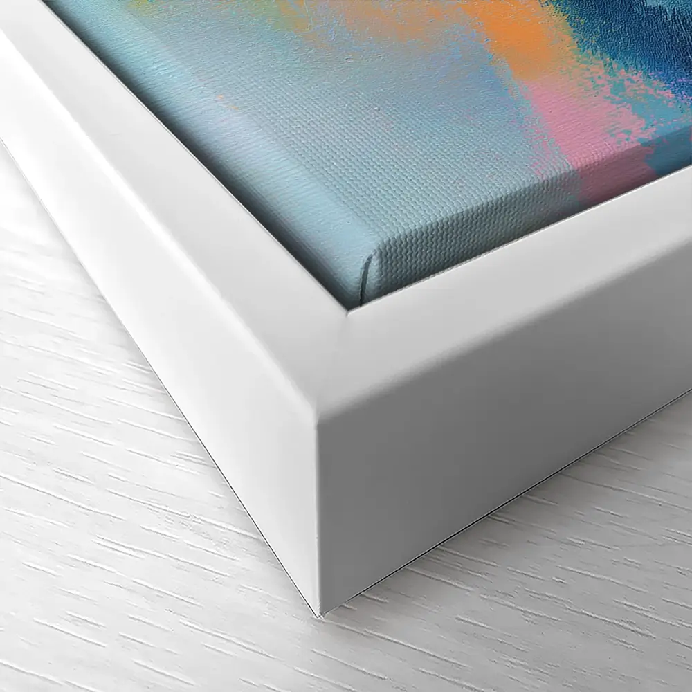 Fuji In Neon Canvas Print Fuji In Neon Canvas Print wall art product Chromatic Storm Studio