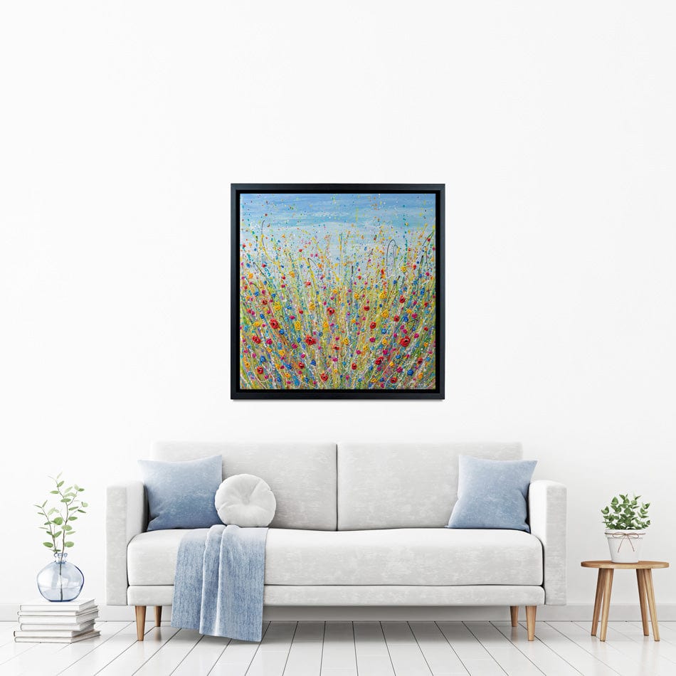 Fun Flowers Canvas Print wall art product Olga Tkachyk
