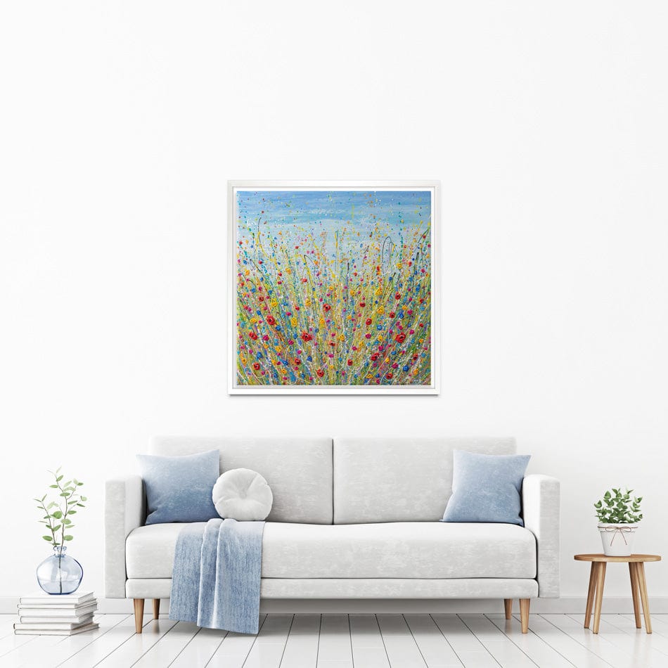 Fun Flowers Canvas Print wall art product Olga Tkachyk