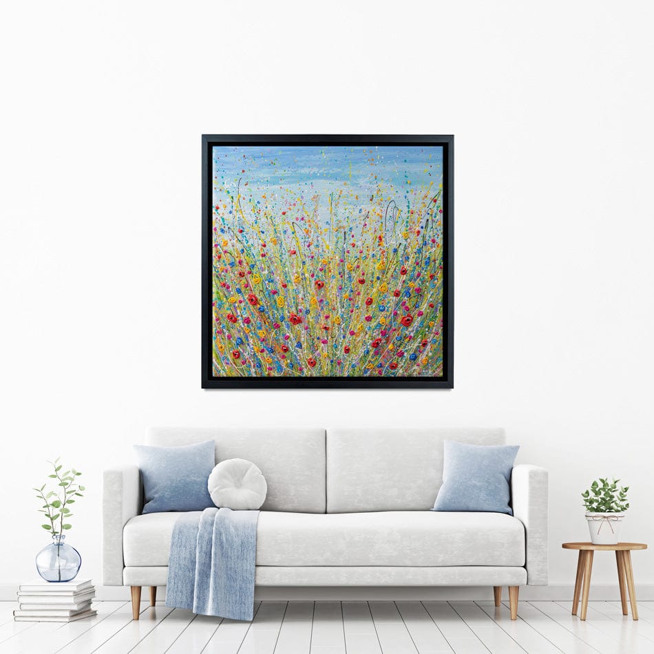 Fun Flowers Canvas Print wall art product Olga Tkachyk