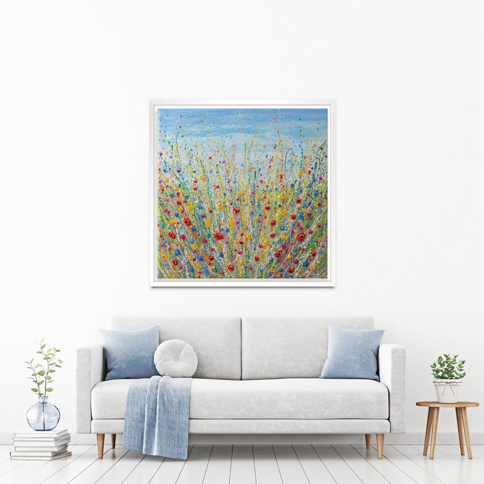 Fun Flowers Canvas Print wall art product Olga Tkachyk