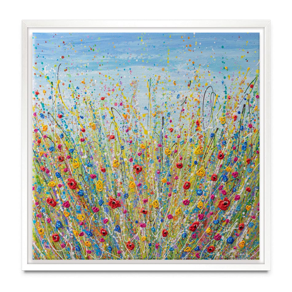 Fun Flowers Canvas Print wall art product Olga Tkachyk