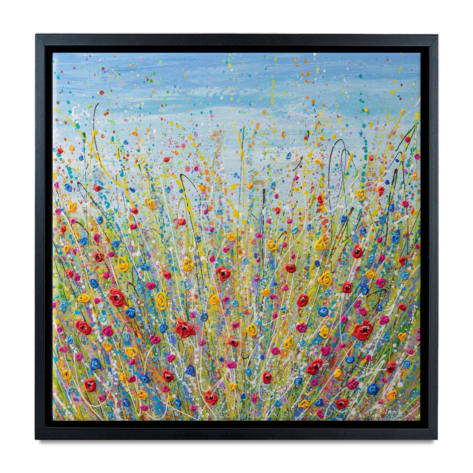 Fun Flowers Canvas Print wall art product Olga Tkachyk