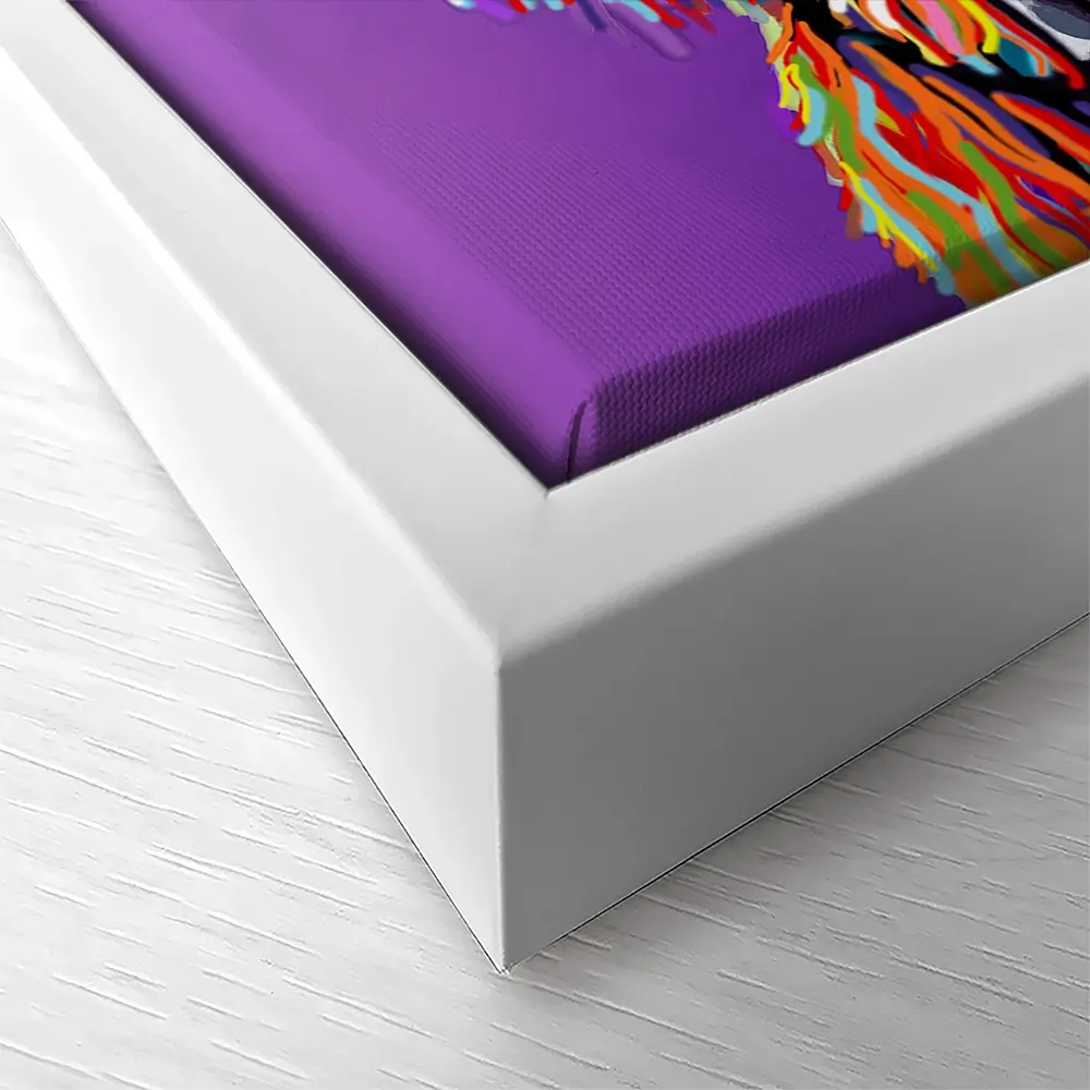 Funky Cow Canvas Print Funky Cow Canvas Print wall art product Independent