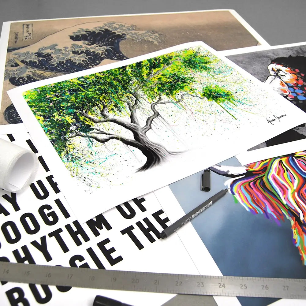 Funky Fig Tree Art Print Funky Fig Tree Art Print wall art product Ashvin Harrison