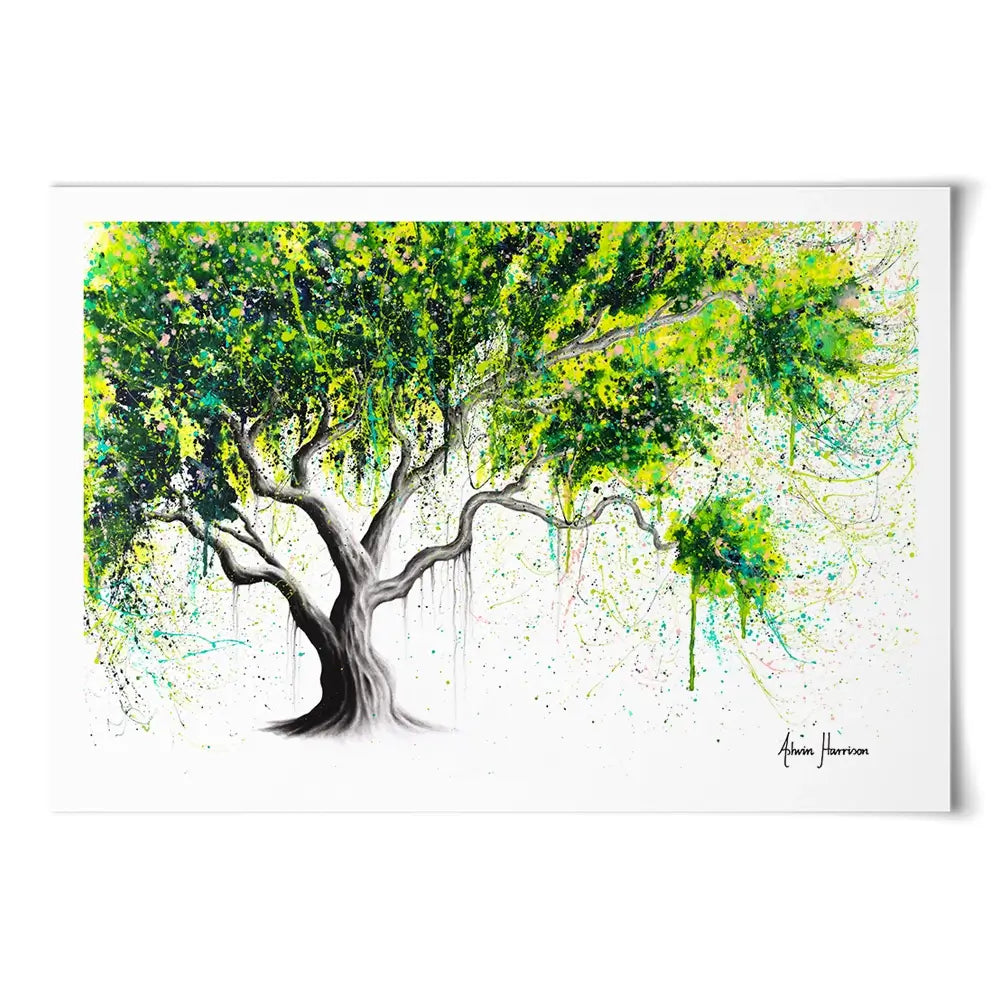Funky Fig Tree Art Print Funky Fig Tree Art Print wall art product Ashvin Harrison