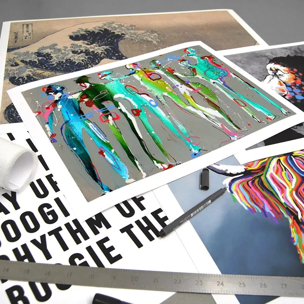 Funky People Art Print Funky People Art Print wall art product Studio Paint-Ing