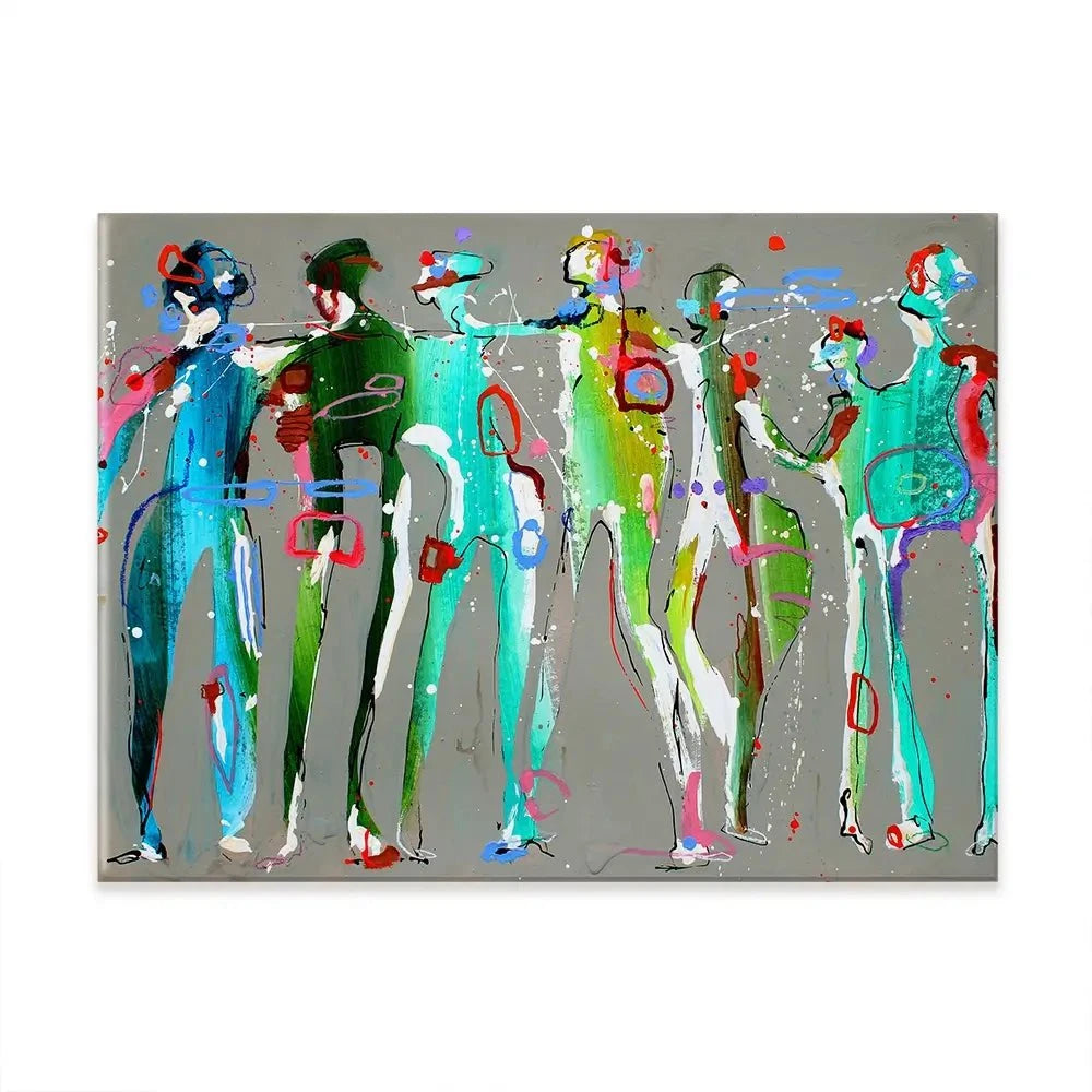 Funky People Canvas Print Funky People Canvas Print wall art product Studio Paint-Ing