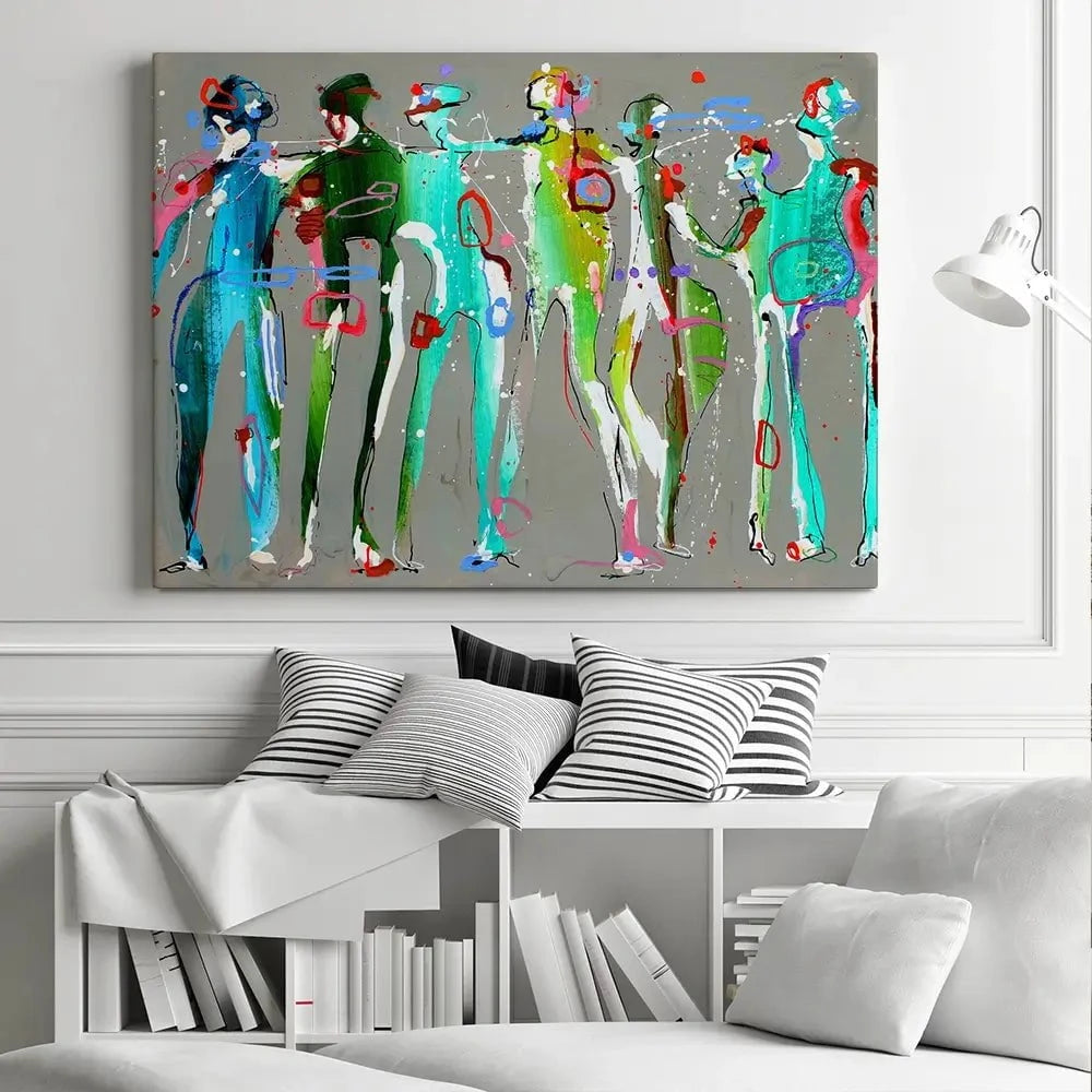 Funky People Canvas Print Funky People Canvas Print wall art product Studio Paint-Ing