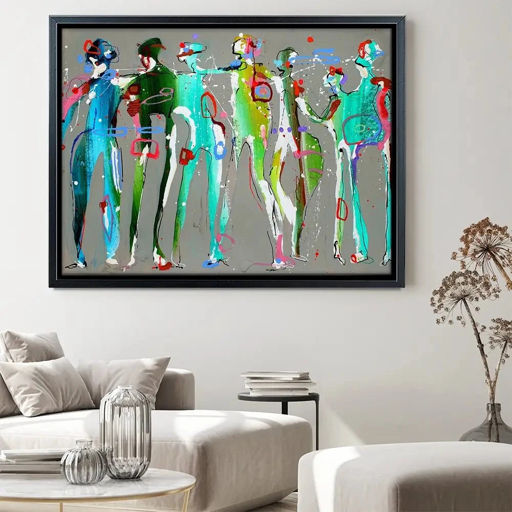 Funky People Canvas Print Funky People Canvas Print wall art product Studio Paint-Ing
