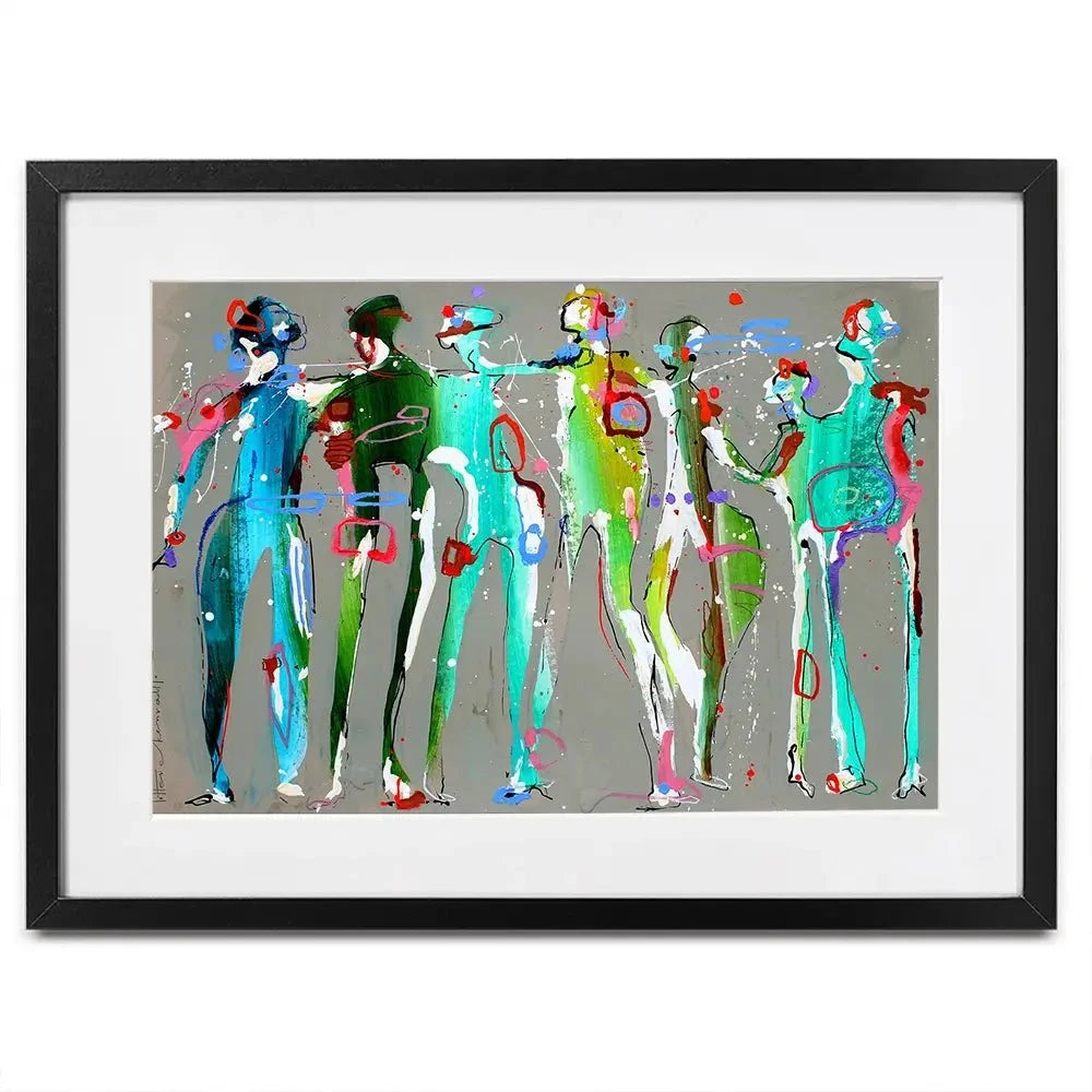 Funky People Framed Art Print Funky People Framed Art Print wall art product Studio Paint-Ing
