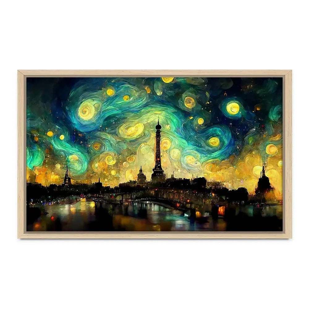 Galaxy Starry Night Canvas Print Galaxy Starry Night Canvas Print wall art product 3d artwork wallpaper / Shutterstock