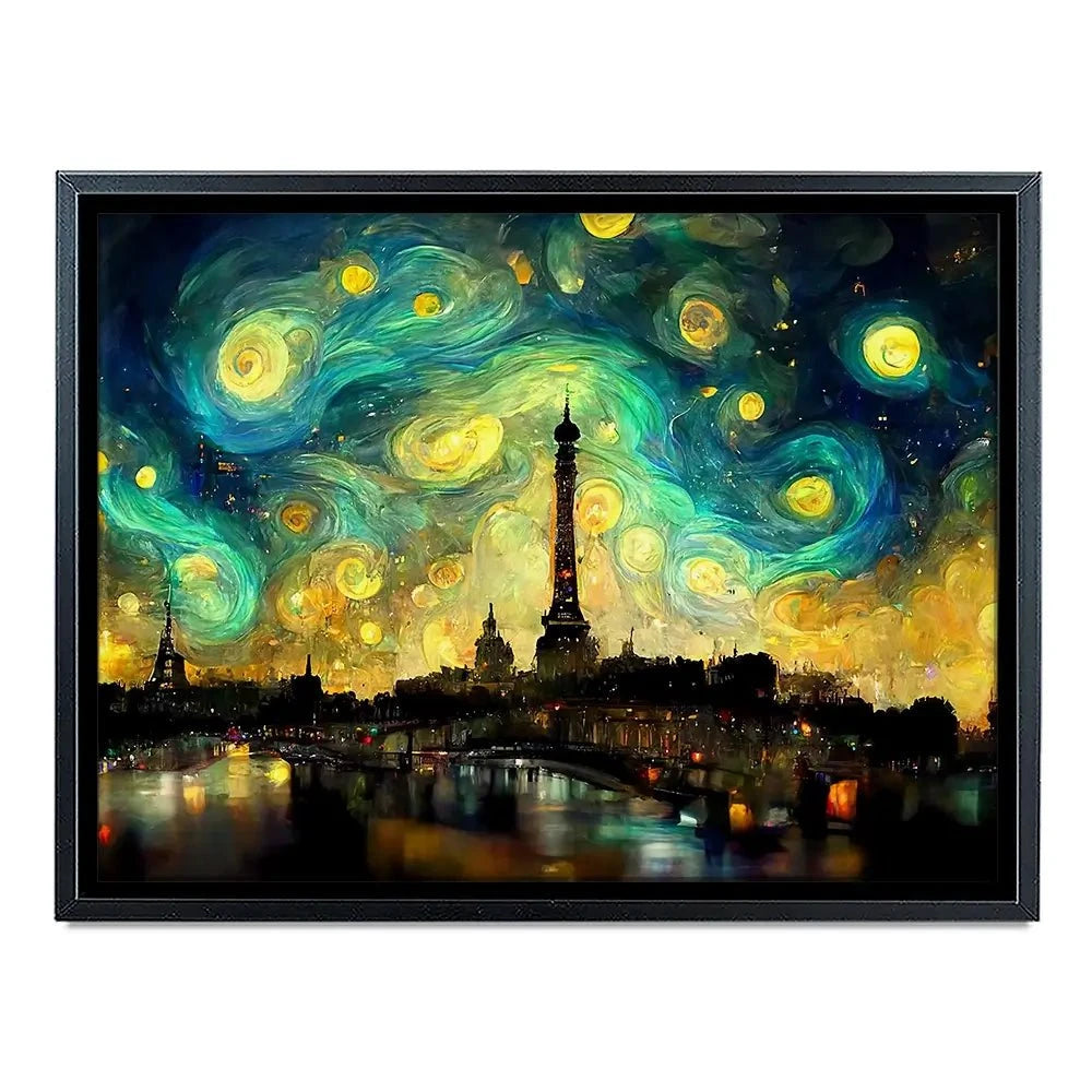 Galaxy Starry Night Canvas Print Galaxy Starry Night Canvas Print wall art product 3d artwork wallpaper / Shutterstock