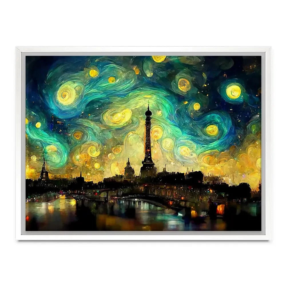 Galaxy Starry Night Canvas Print Galaxy Starry Night Canvas Print wall art product 3d artwork wallpaper / Shutterstock