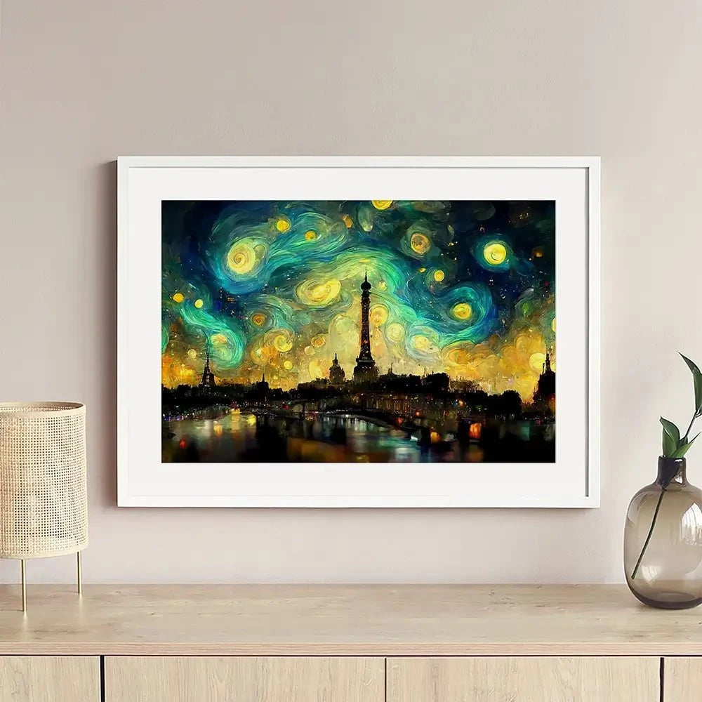 Galaxy Starry Night Framed Art Print Galaxy Starry Night Framed Art Print wall art product 3d artwork wallpaper / Shutterstock